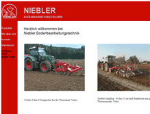 Tablet Screenshot of niebler-gmbh.de
